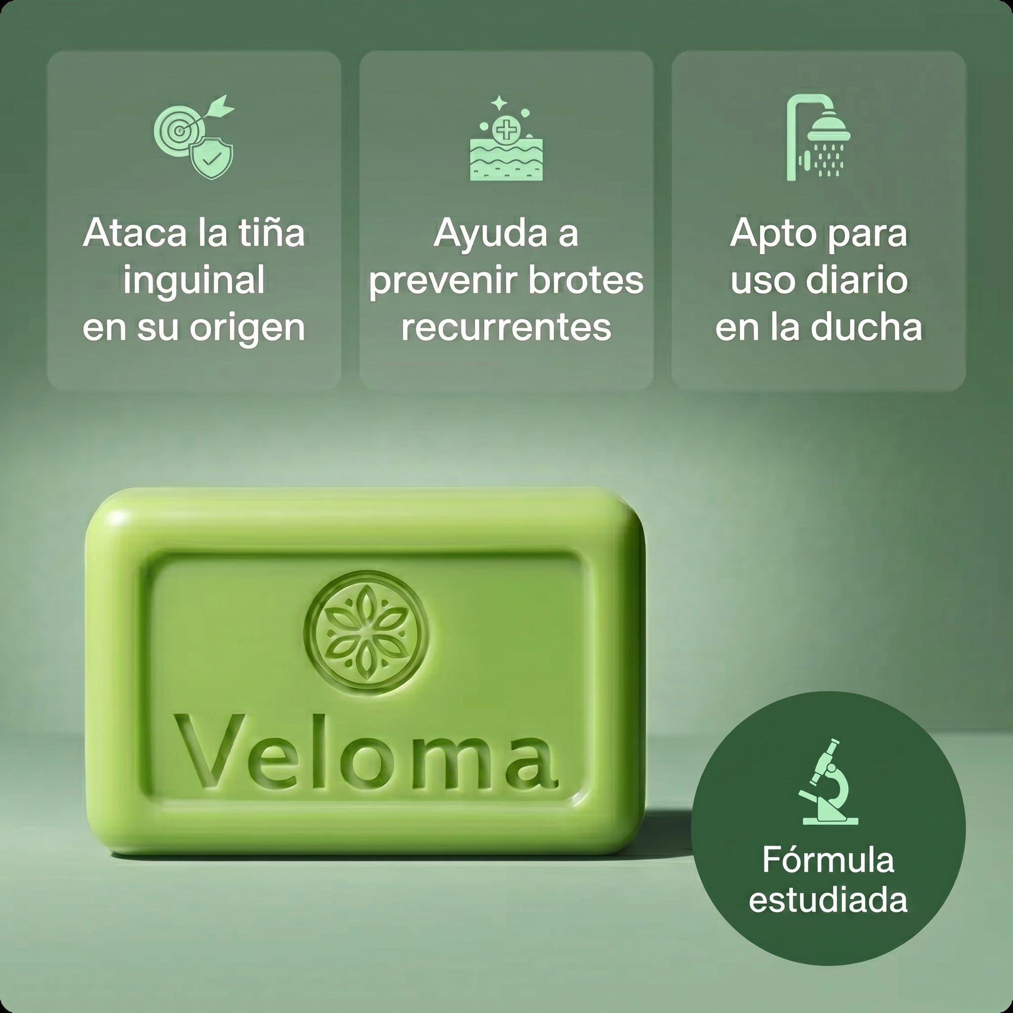 Jabón Veloma™ | Formula natural Antimicótica  - Anti Hongos - Antifúngica