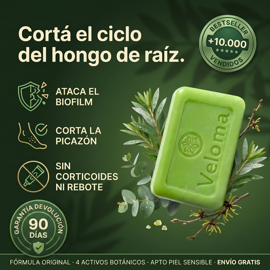 Jabón Veloma™ | Formula natural Antimicótica  - Anti Hongos - Antifúngica